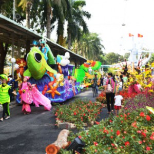 Nhiều hoạt động vui đón xuân tại Đầm Sen