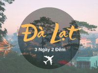 Tour Đà Lạt 3n2d, đường bay từ Hà Nội