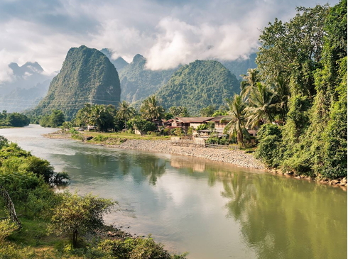 Nét Đẹp Chăm Pa- Vientiane-Luang Prabang-Muang Fuang-5N4D-KS 4,5 Sao